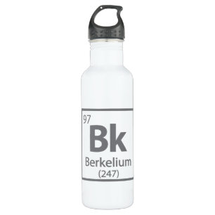Berkelium - Berkeley Edelstahlflasche