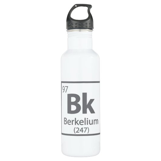 Berkelium - Berkeley Edelstahlflasche (Vorderseite)