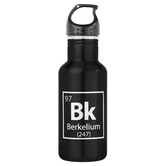Berkelium - Berkeley Edelstahlflasche (Vorderseite)