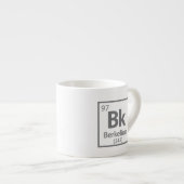 Berkelium - Berkeley Espressotasse (Vorderseite Rechts)