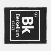 Berkelium - Berkeley Fleecedecke (Vorderseite (Horizontal))