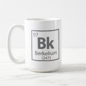 Berkelium - Berkeley Kaffeetasse (Links)