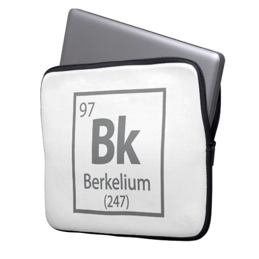 Berkelium - Berkeley Laptopschutzhülle (Vorderseite Links)