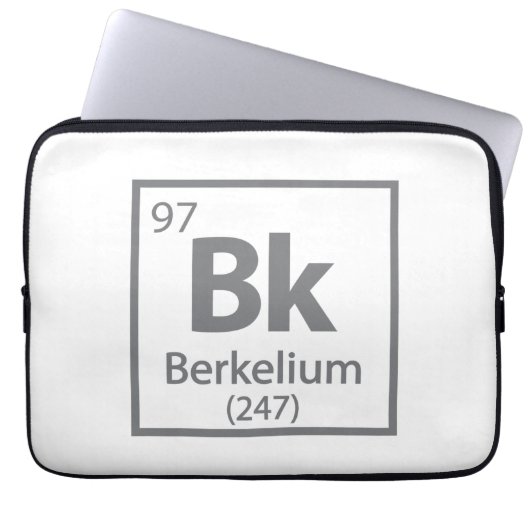 Berkelium - Berkeley Laptopschutzhülle (Vorderseite)