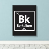 Berkelium - Berkeley Leinwanddruck (Insitu (Holzboden))