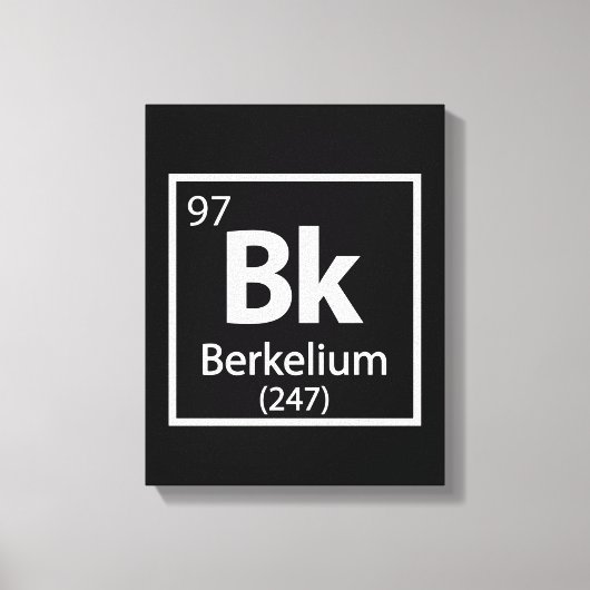 Berkelium - Berkeley Leinwanddruck (Vorderseite)