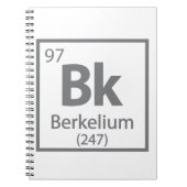 Berkelium - Berkeley Notizblock (Vorderseite)