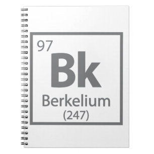 Berkelium - Berkeley Notizblock
