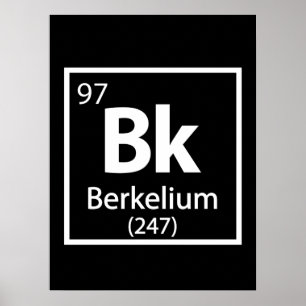 Berkelium - Berkeley Poster