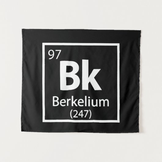 Berkelium - Berkeley Wandteppich (Vorderseite (Horizontal))