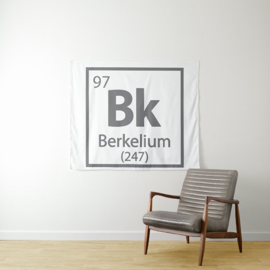 Berkelium - Berkeley Wandteppich (Beispiel (Horizontal))