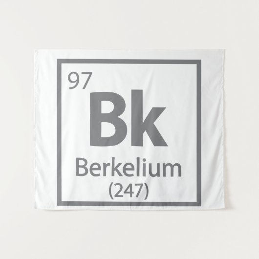 Berkelium - Berkeley Wandteppich (Vorderseite (Horizontal))