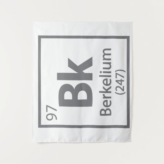 Berkelium - Berkeley Wandteppich (Vorderseite)