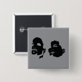 BerkhouseSnyder Heads Up Logo Design Button (Vorne & Hinten)