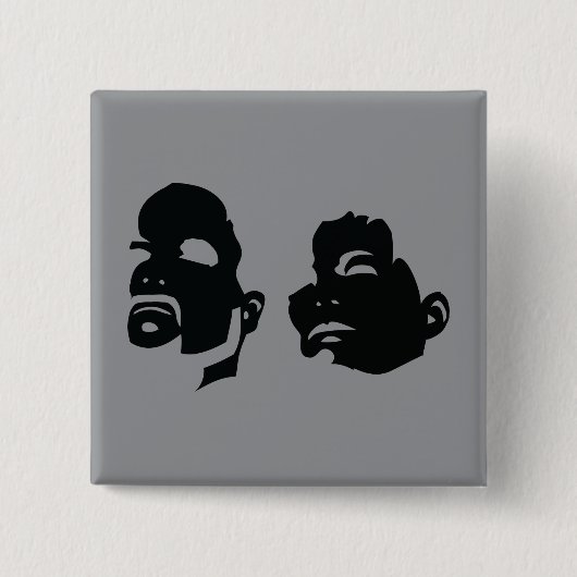 BerkhouseSnyder Heads Up Logo Design Button (Vorderseite)