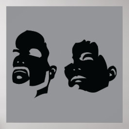 BerkhouseSnyder Heads Up Logo Poster