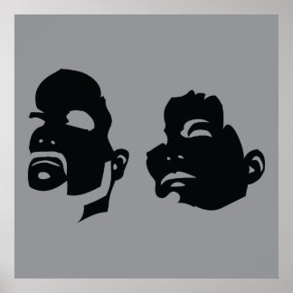 BerkhouseSnyder Heads Up Logo Poster