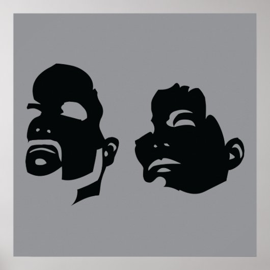 BerkhouseSnyder Heads Up Logo Poster (Vorne)