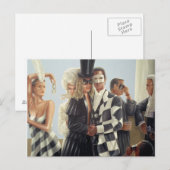 Berkley Hotel Mural - 1 Postkarte (Vorne/Hinten)