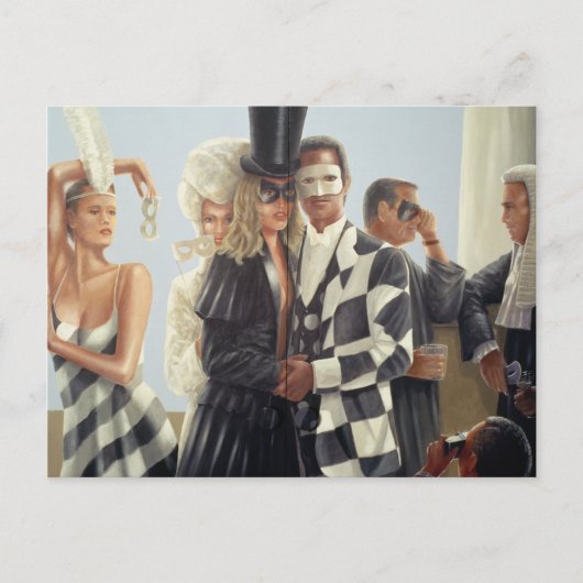 Berkley Hotel Mural - 1 Postkarte (Vorderseite)