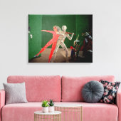 Berkley Hotel Murals - 2 Leinwanddruck (Insitu (Wohnzimmer))