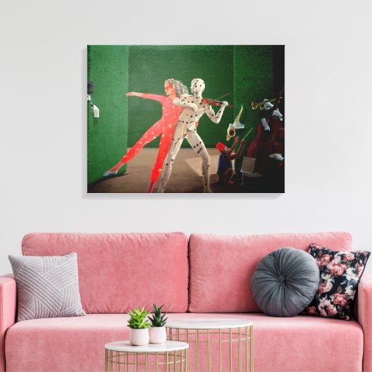 Berkley Hotel Murals - 2 Leinwanddruck (Insitu (Wohnzimmer))