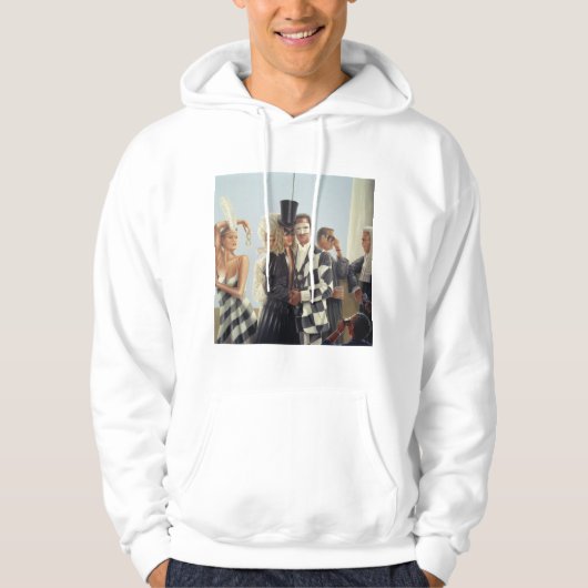 Berkley Hotel-Wandgemälde - 1 Hoodie (Vorderseite)