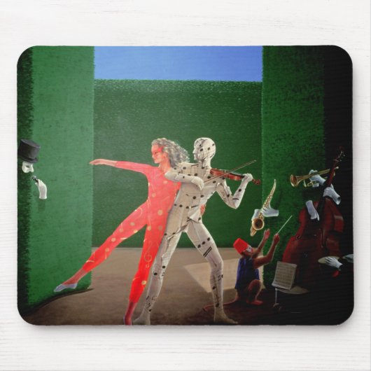 Berkley Hotel-Wandgemälde - 2 Mousepad (Vorne)