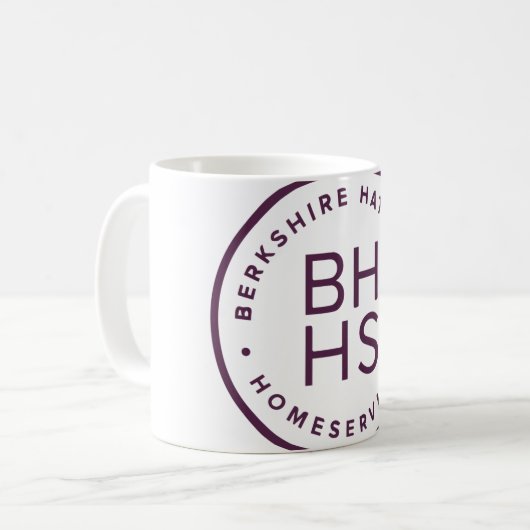 Berkshire Hathaway HomeServices Circle Logo Mug Kaffeetasse (Vorderseite Links)