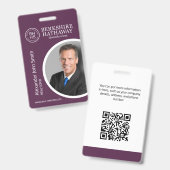 Berkshire Hathaway ID Card Abzeichen Ausweis (Vorder- & Rückseite)