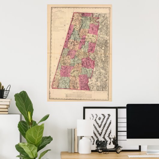 Berkshire Landkreis Poster (Heimbüro)