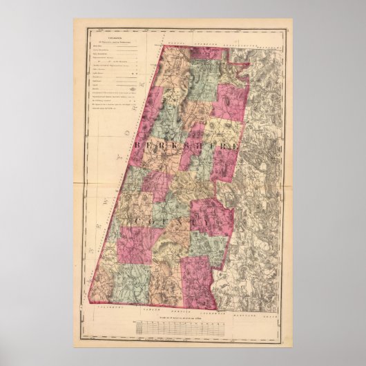 Berkshire Landkreis Poster (Vorne)