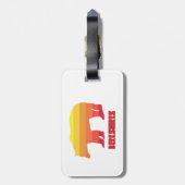 Berkshires Bear Gepäckanhänger (Rückseite vertikal)