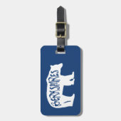 Berkshires Bear Gepäckanhänger (Vorderseite vertikal)