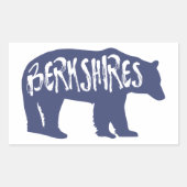 Berkshires Bear Rechteckiger Aufkleber (Vorderseite)