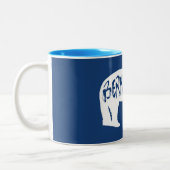 Berkshires Bear Zweifarbige Tasse (Links)