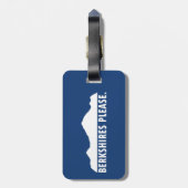 Berkshires Bitte Gepäckanhänger (Rückseite vertikal)