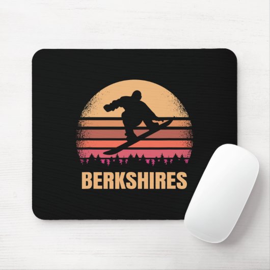 Berkshires Machusetts Snowboarden Outdoor Ma 80er Mousepad (Mit Mouse)