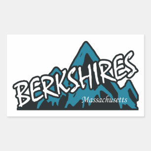 Berkshires Massachusetts Berge Rechteckiger Aufkleber