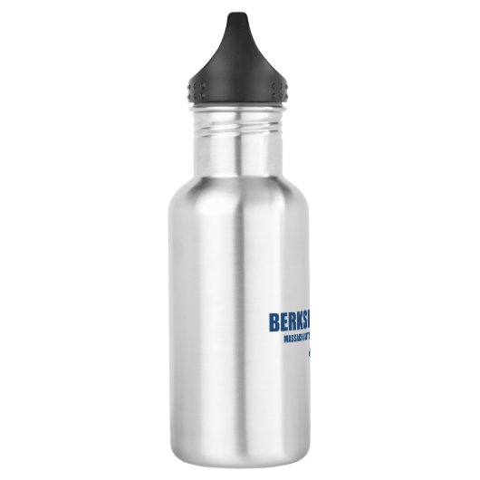 Berkshires Massachusetts Skier Edelstahlflasche (Links)