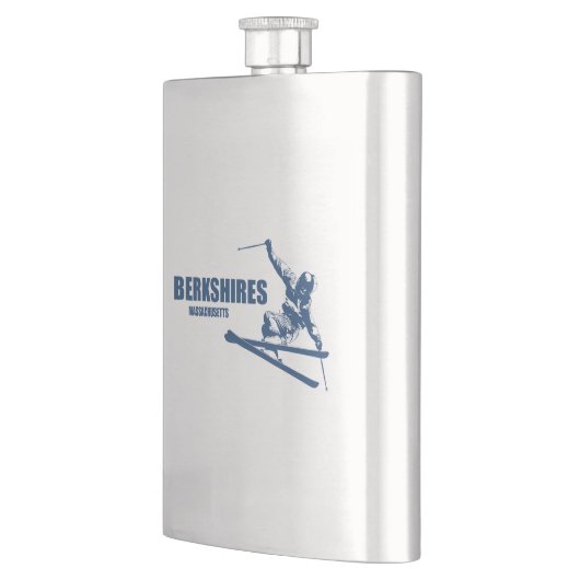 Berkshires Massachusetts Skier Flachmann (Links)