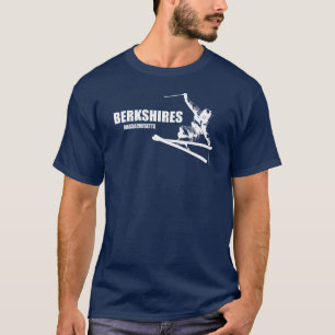 Berkshires Massachusetts Skier T-Shirt