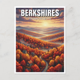 Berkshires Massachusetts Travel Postkarte