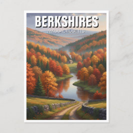 Berkshires Massachusetts Travel Postkarte