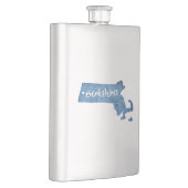 Berkshires Massachusetts Wood Grain Flachmann (Rechts)