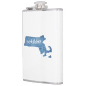 Berkshires Massachusetts Wood Grain Flachmann (Links)