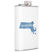 Berkshires Massachusetts Wood Grain Flachmann (Rechts)