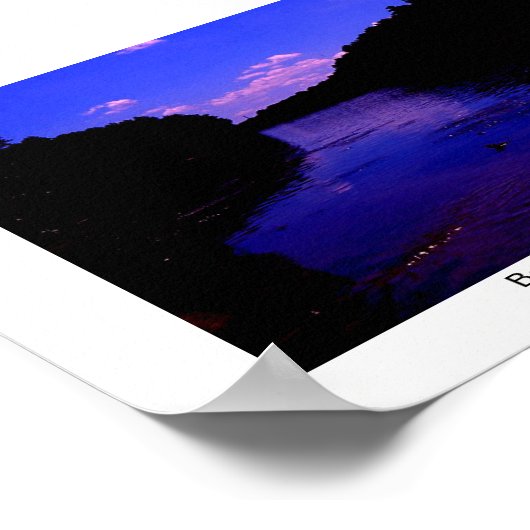 Berkshires von Western Massachusetts Poster (Ecke)