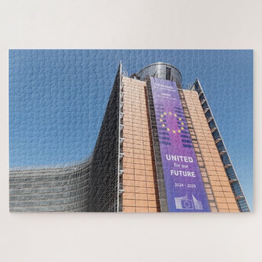 Berlaymont-Gebäude EU Brüssel Puzzle (Horizontal)