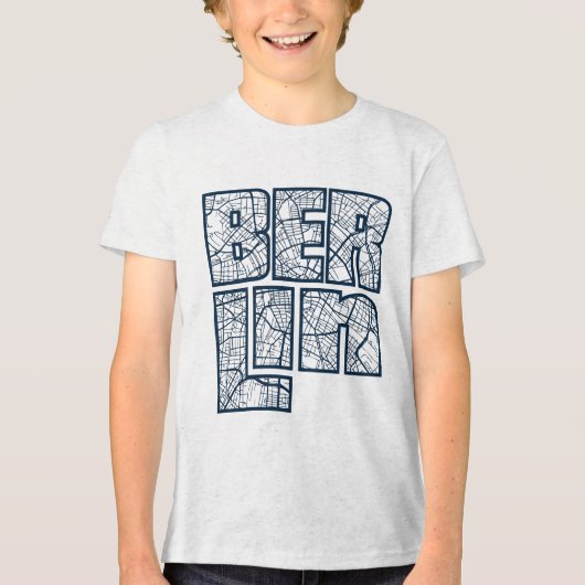 Berlin 2 Tri-Blend shirt (Vorderseite)